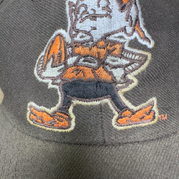 Vintage Apex One NFL Pro Line Cleveland Browns Brownie Elf Hat Snapback Cap 90s - Picture 11 of 11